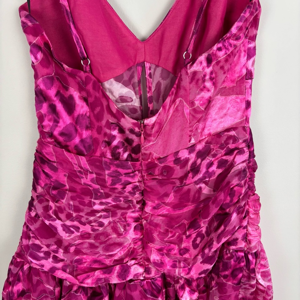 NBD Sheila Mini Dress in Bubblegum Pink Leo Size S - Picture 5 of 11
